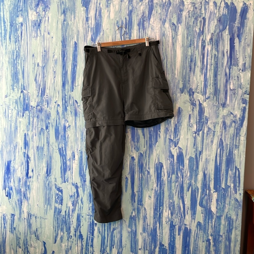 Vintage style REI Zip-off Grey Hiking Pants WM 12 Petite